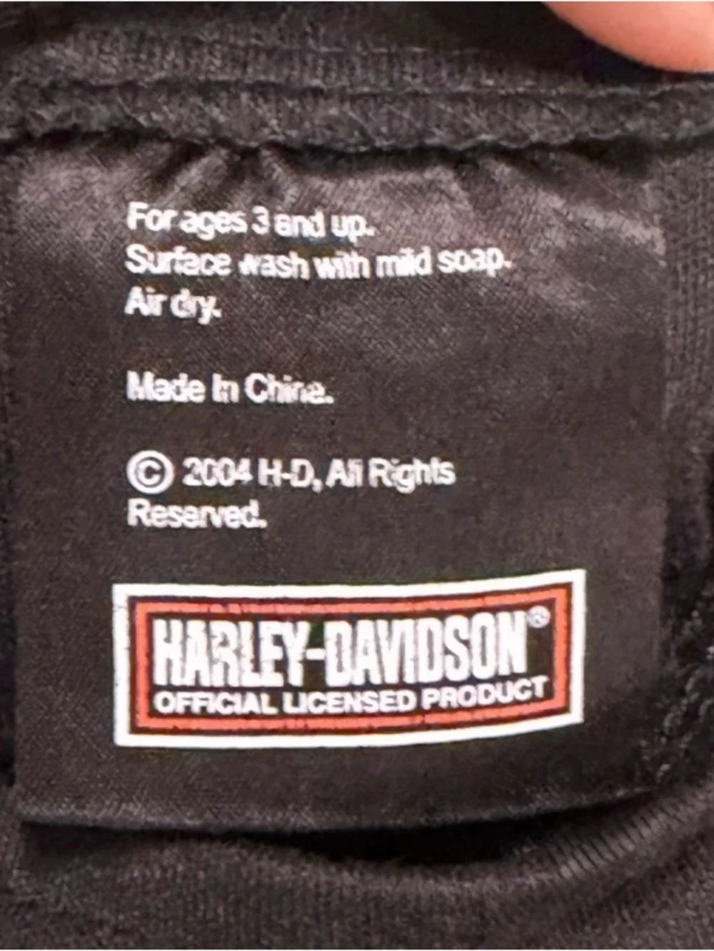 Harley-Davidson 2010 Collectible Mini T-Shirt PuppyDog-Plush-ToyShirt BIKER MOTO